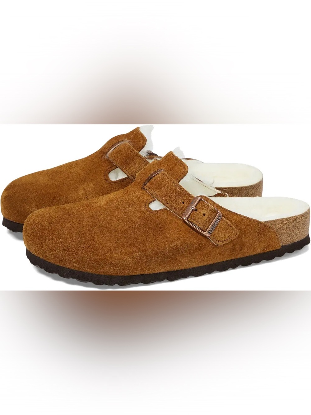 BIRKENSTOCK Boston Shearling Clog - Suede (Unisex)